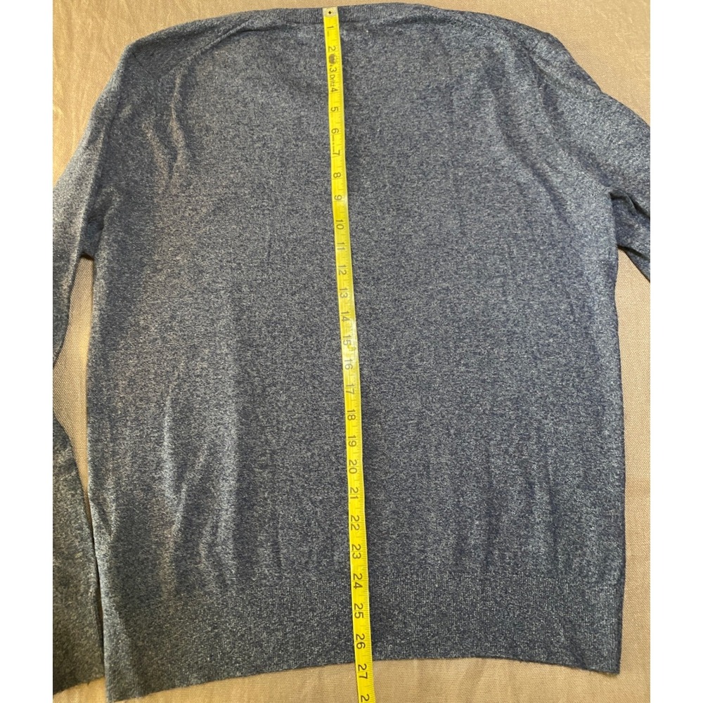 Banana Republic Mens Blue V Neck Long Sleeve‎ Sweater Size Large - Picture 7 of 10
